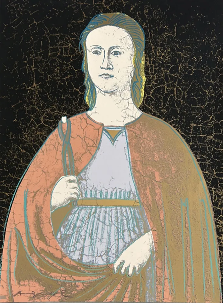 Zeefdruk Warhol - Saint  Apollonia 331