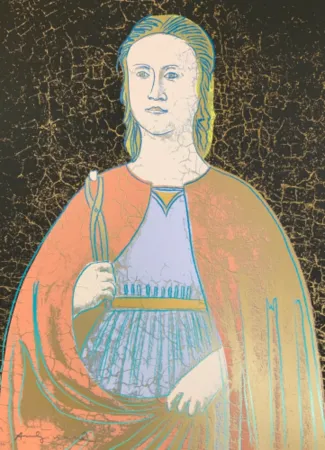 Zeefdruk Warhol - Saint Apollonia (F. & S. II.331)