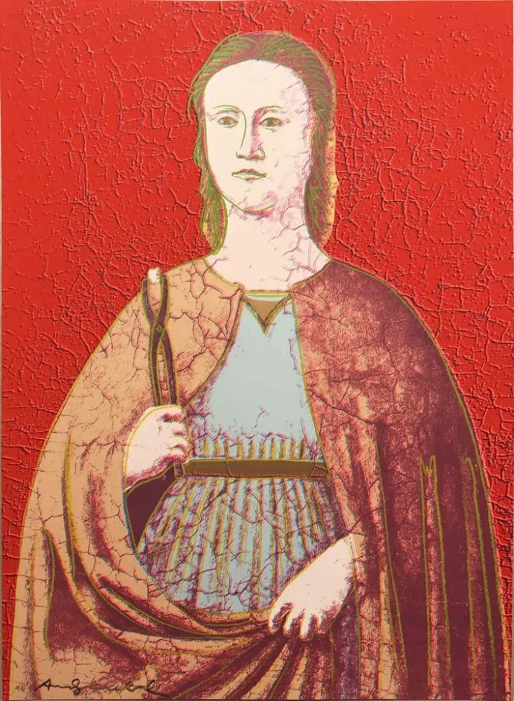 Zeefdruk Warhol - Saint Apollonia, II.330
