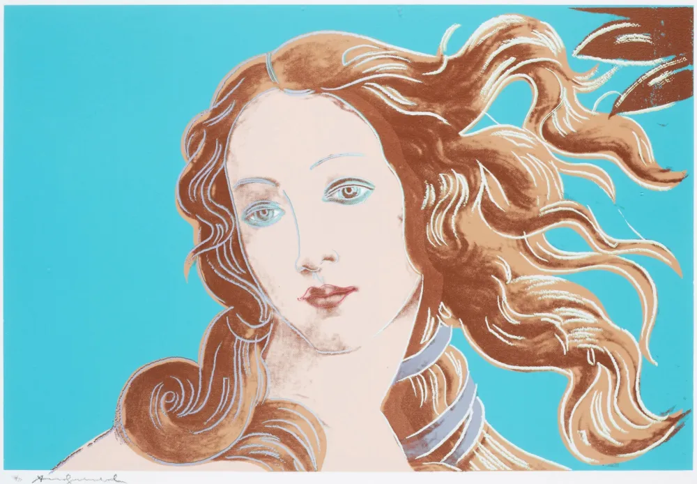 Zeefdruk Warhol - Sandro Botticelli, Birth of Venus, 1482 (FS II.319)