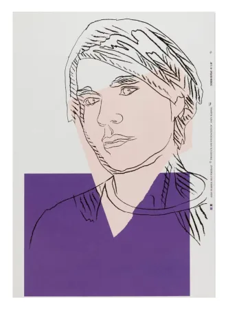Zeefdruk Warhol - Self-Portrait