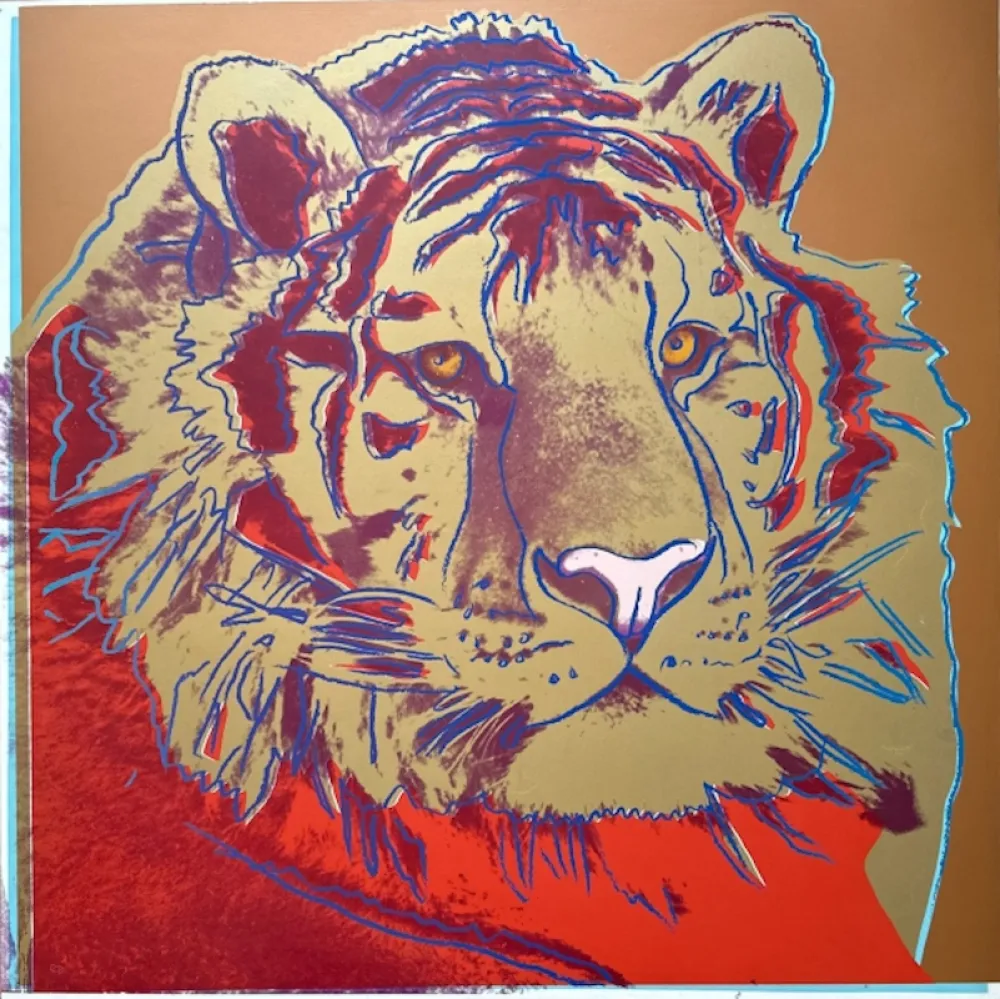 Zeefdruk Warhol - Siberian Tiger TP