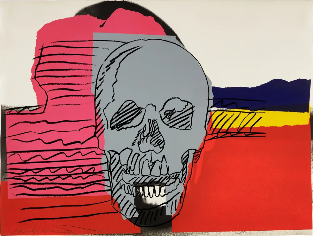 Zeefdruk Warhol - Skull (FS II.159)