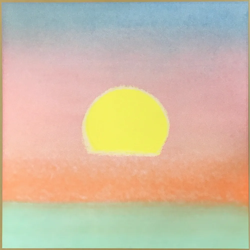 Zeefdruk Warhol - Sunset (FS II.85) (Unique)