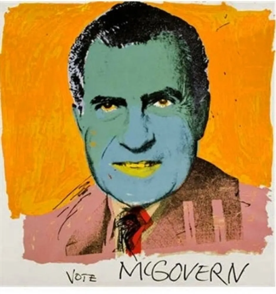 Zeefdruk Warhol - Vote McGovern