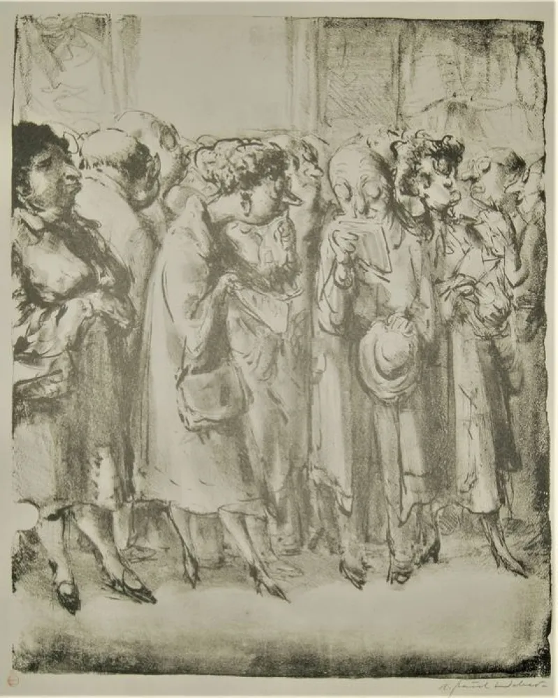Lithografie Weber - Im Prado II (In the Prado, II)