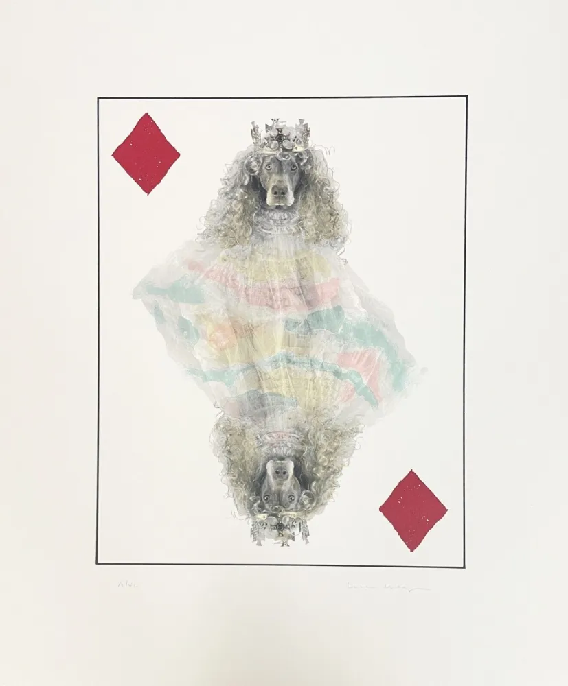 Lithografie Wegman - Royal Flush (Diamonds)