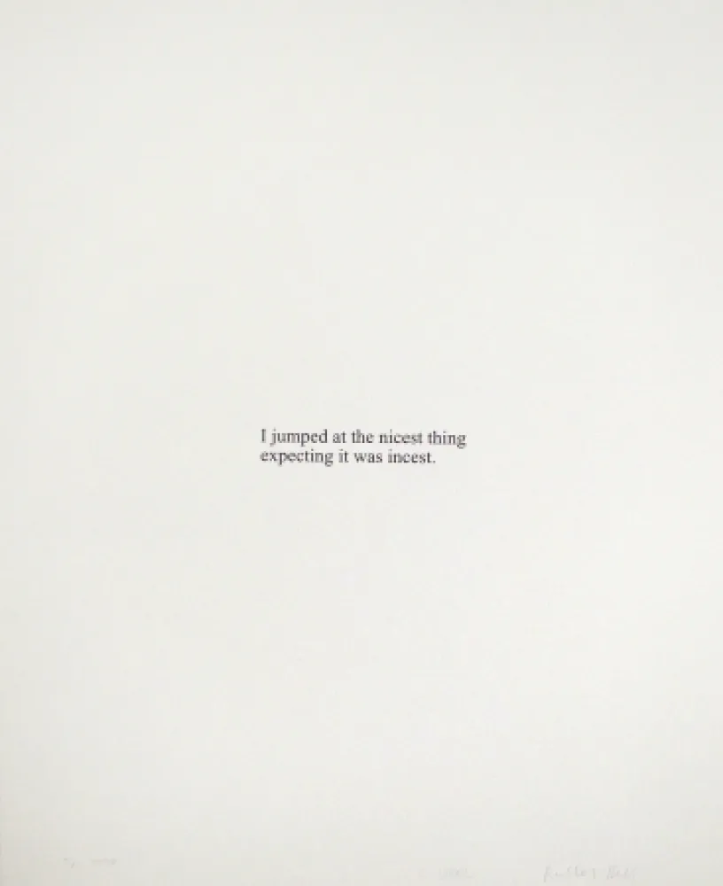 Zeefdruk Wool - I Jumped A