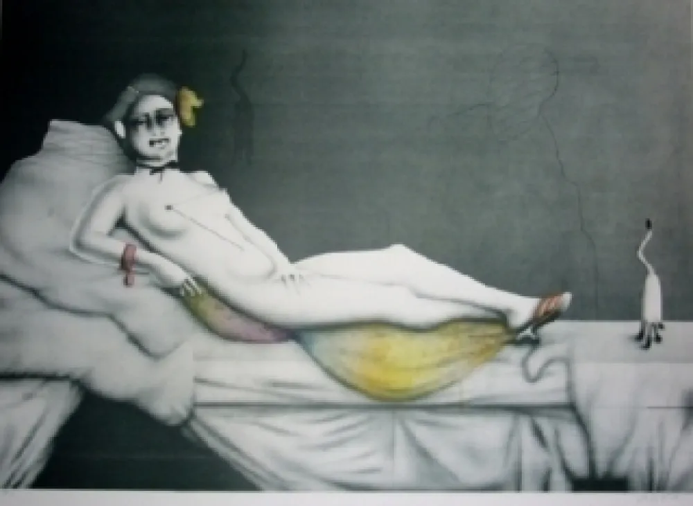 Lithografie Wunderlich - Olympia I