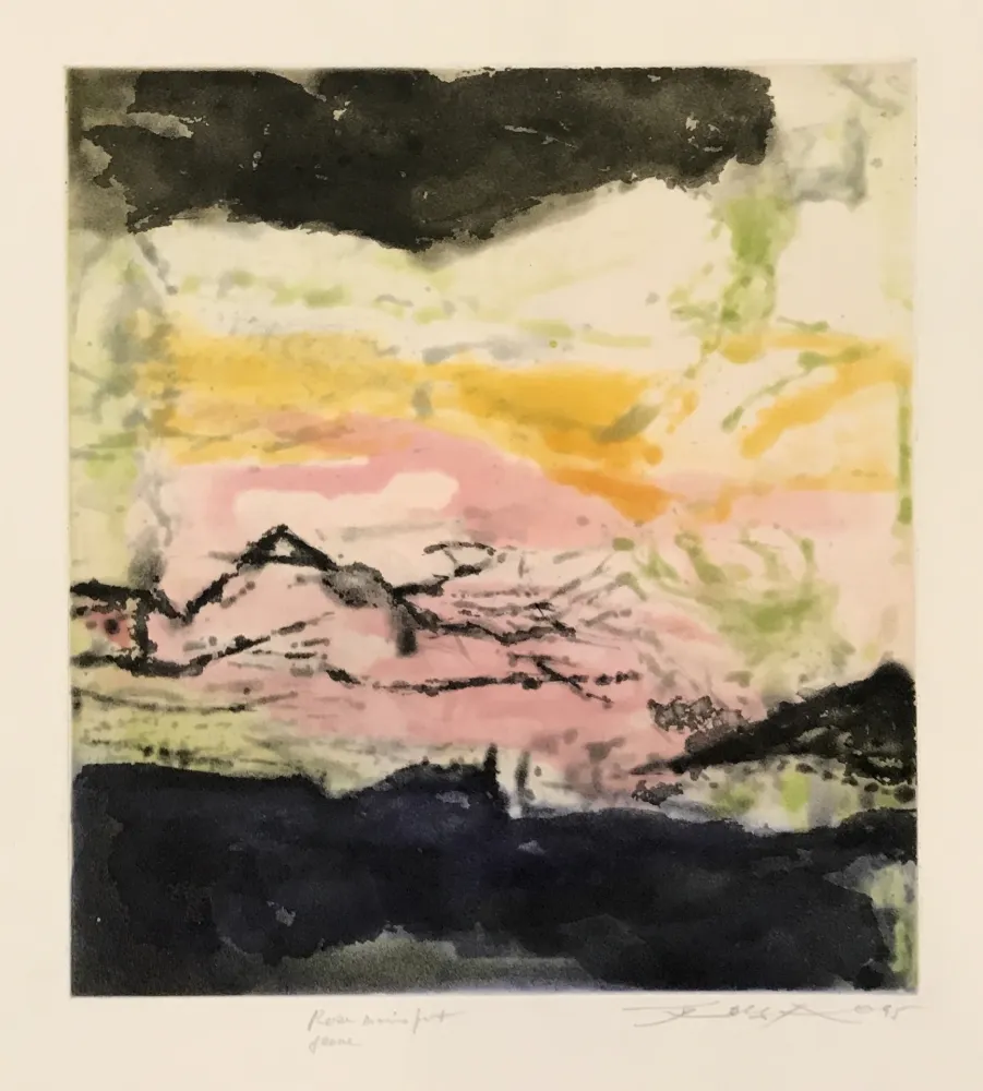 Ets En Aquatint Zao - Annonciation and Moments (386)