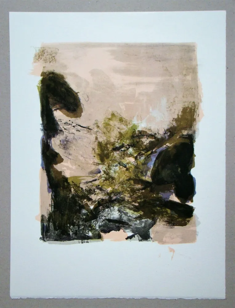 Lithografie Zao - Composition pour XXe Siècle