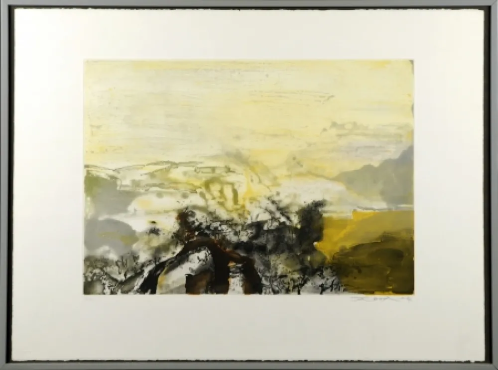 Aquatint Zao - Etching with Aquatinte 
