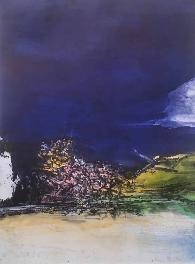 Ets En Aquatint Zao - Sans titre 