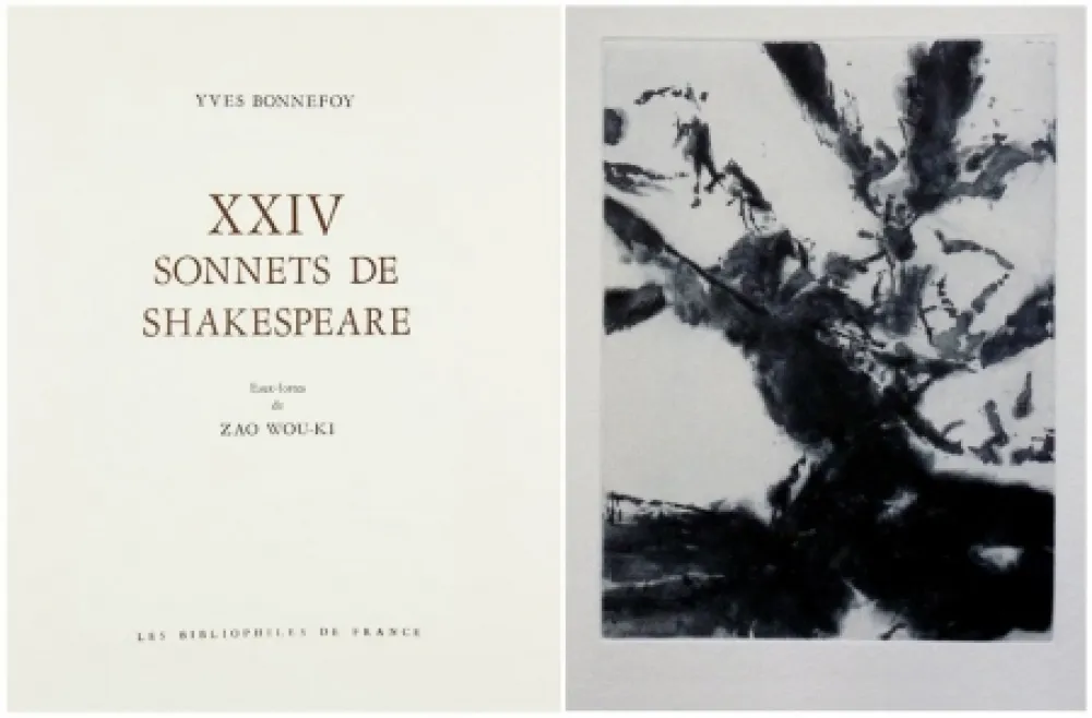 Ets En Aquatint Zao - XXIV SONNETS DE SHAKESPEARE
