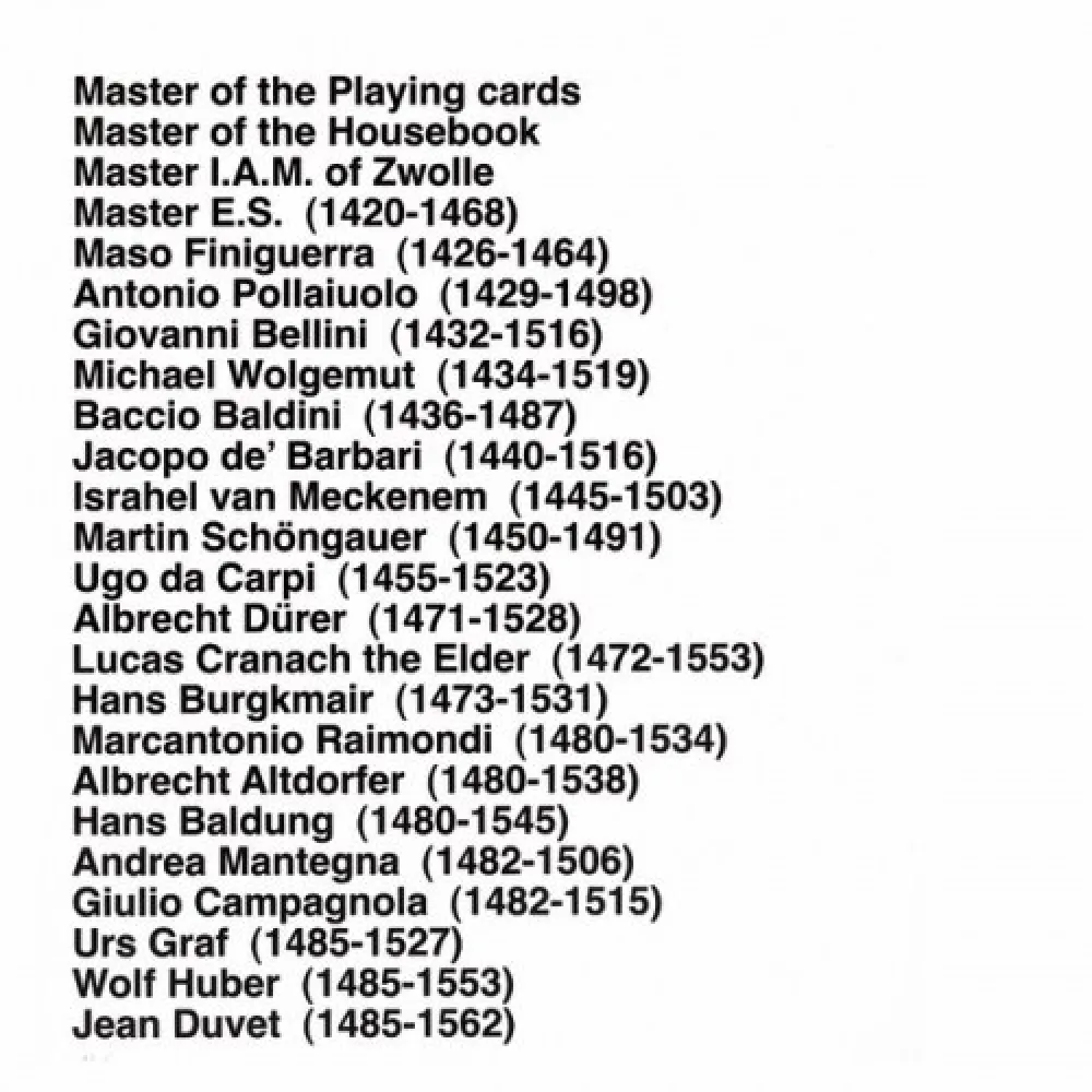 Lithografie Aballí - Portfolio HISTORY OF PRINTMAKERS (287 NAMES)