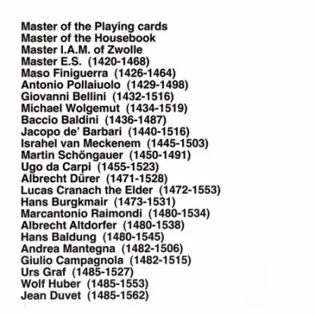 Lithografie Aballí - Portfolio HISTORY OF PRINTMAKERS (287 NAMES)