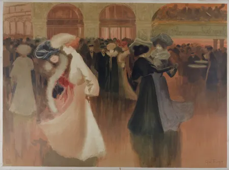 Lithografie Abel-Truchet - Les Danseuses, 1900