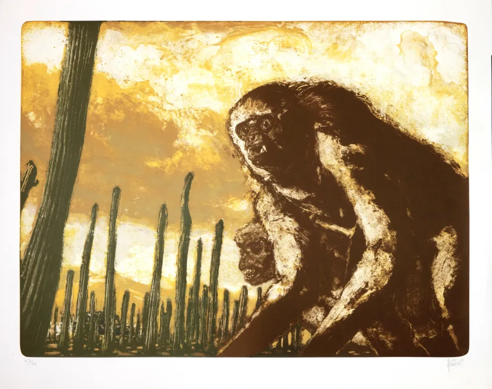 Lithografie Aceves Humana - Sans titre