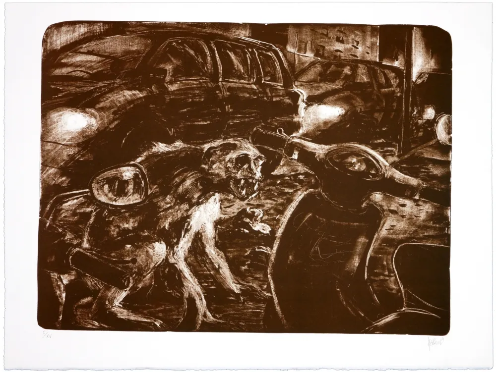 Lithografie Aceves Humana - Sans titre