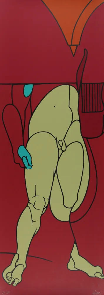 Lithografie Adami - Achille