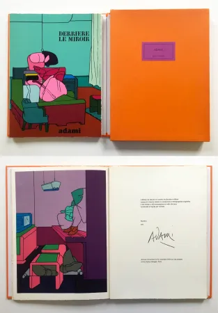 Geïllustreerd Boek Adami - ADAMI. Derrière le Miroir n° 188. Nov. 1970. TIRAGE DE LUXE SIGNÉ.