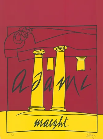 Lithografie Adami - Adami /  Maeght