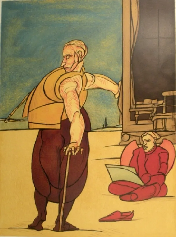 Lithografie Adami - Angelus