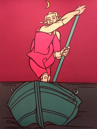 Lithografie Adami - Blue Danube