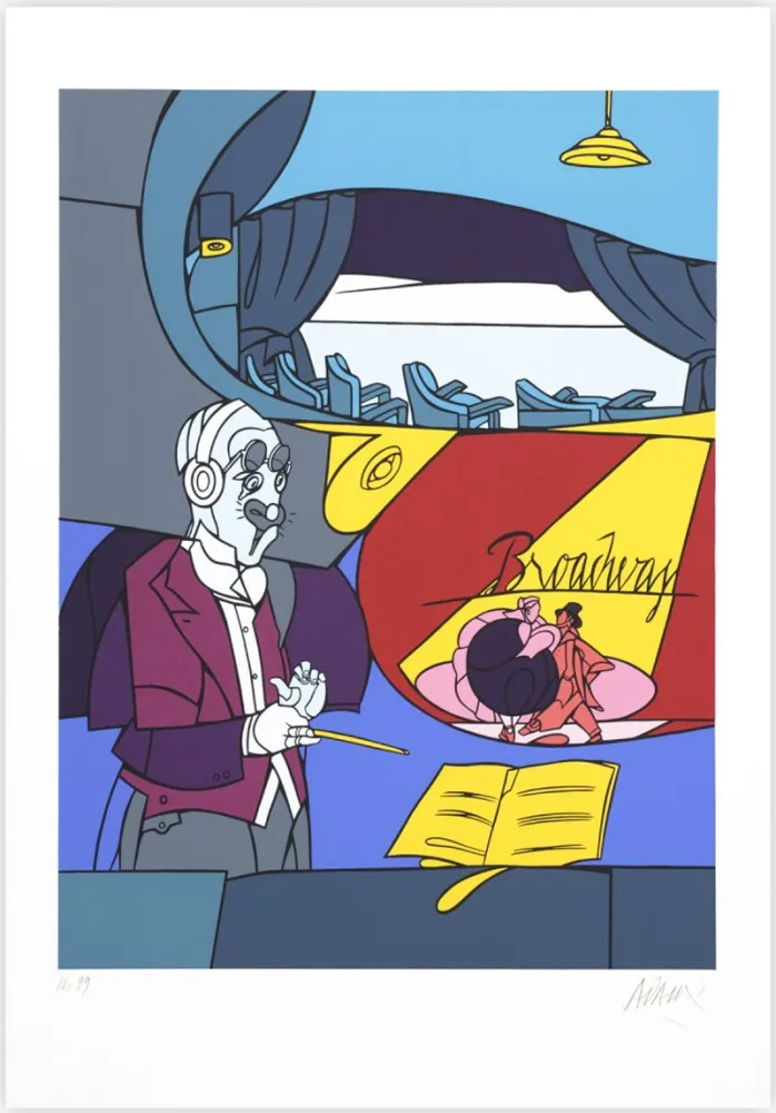 Zeefdruk Adami - Broadway