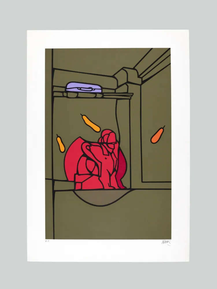 Zeefdruk Adami - Composizione