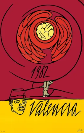 Lithografie Adami - Copa del Mundo de Fútbol España 1982 - Valencia