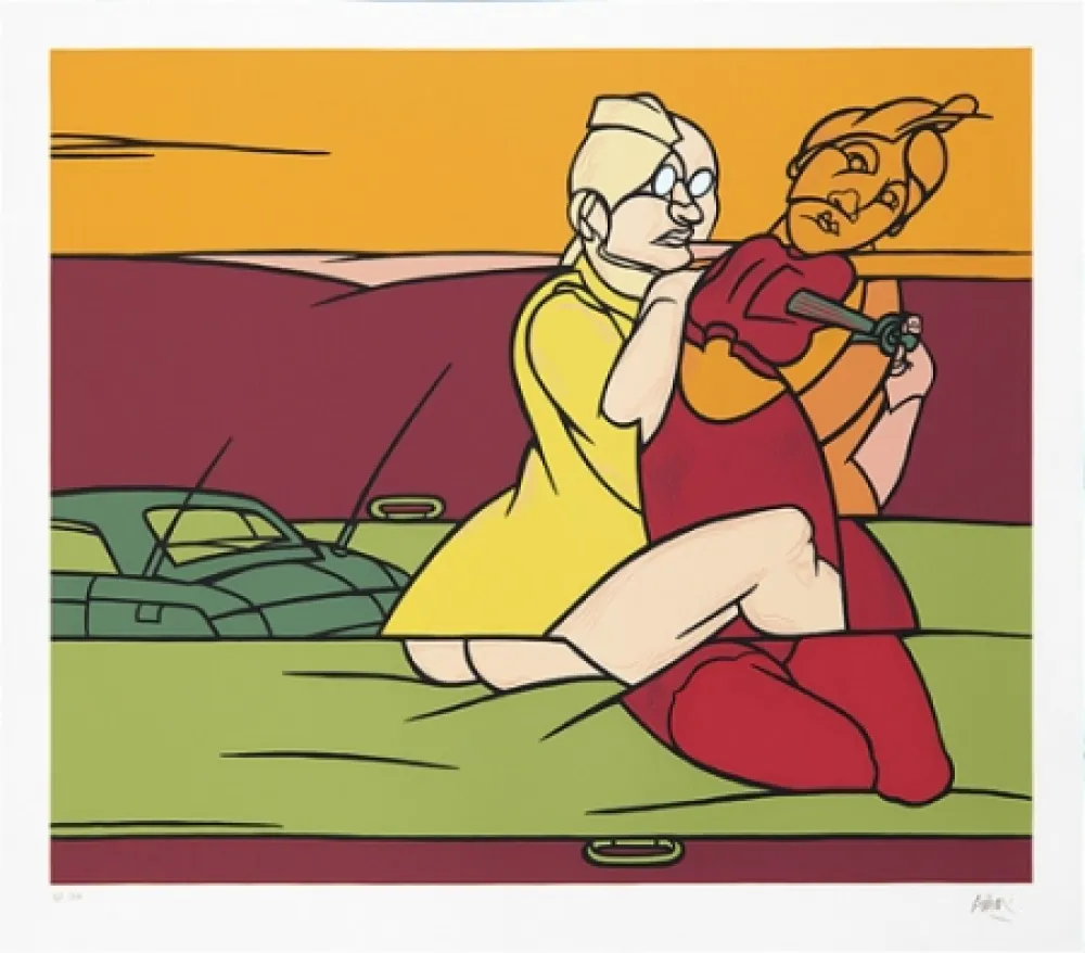 Zeefdruk Adami - Cosa se vede fuori