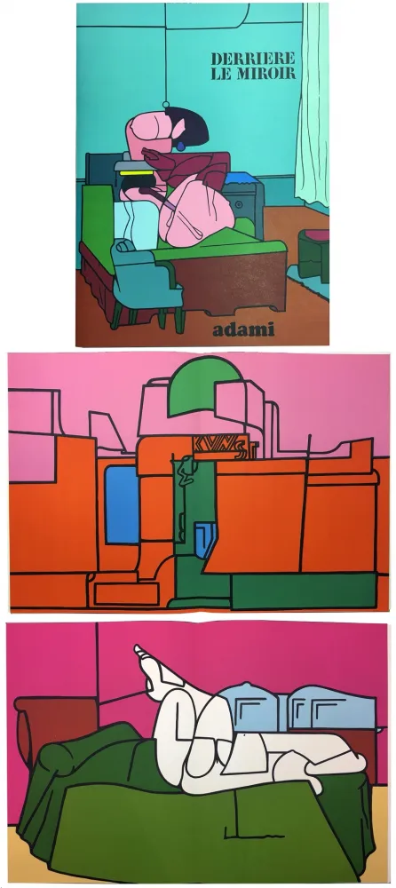 Geïllustreerd Boek Adami - Derrière le Miroir n° 188. ADAMI. Novembre 1970.