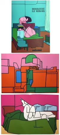 Geïllustreerd Boek Adami - Derrière le Miroir n° 188. ADAMI. Novembre 1970.