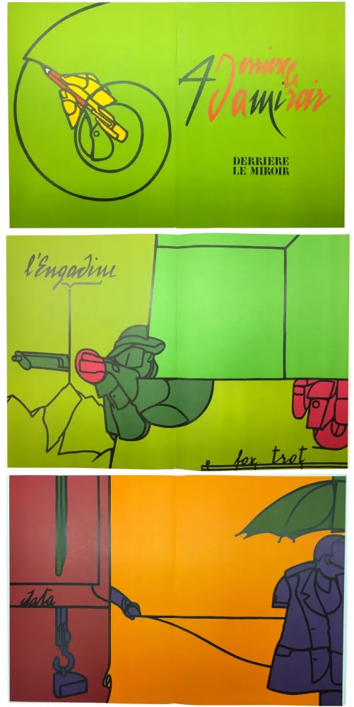 Geïllustreerd Boek Adami - Derrière le Miroir n° 206 . ADAMI . Novembre 1973.