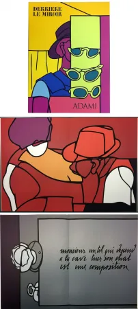 Geïllustreerd Boek Adami - Derrière le Miroir n° 220. ADAMI. Octobre 1976.