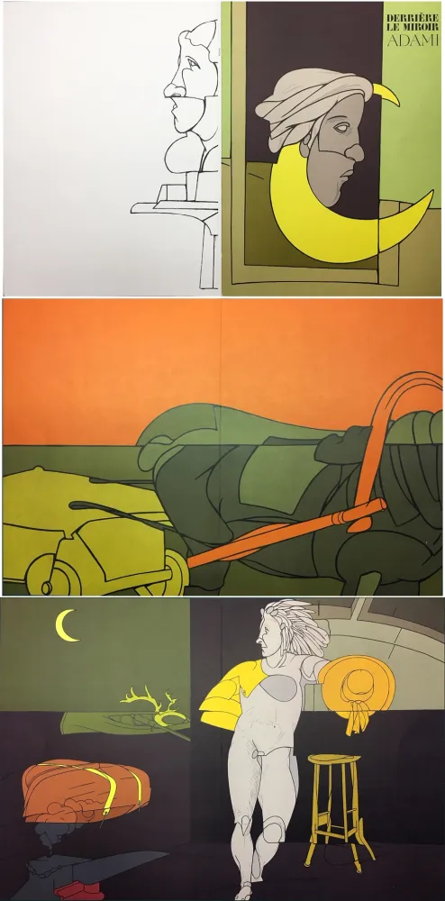 Geïllustreerd Boek Adami - Derrière le Miroir n° 239. ADAMI. Mai 1980.