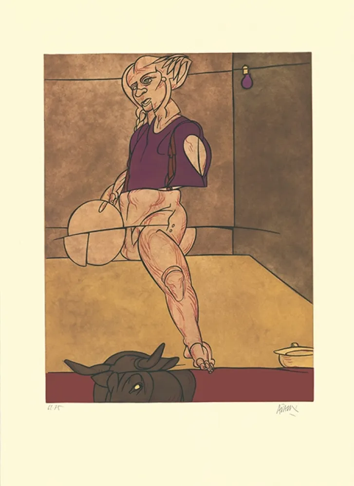 Ets En Aquatint Adami - Enlèvement d'Europe