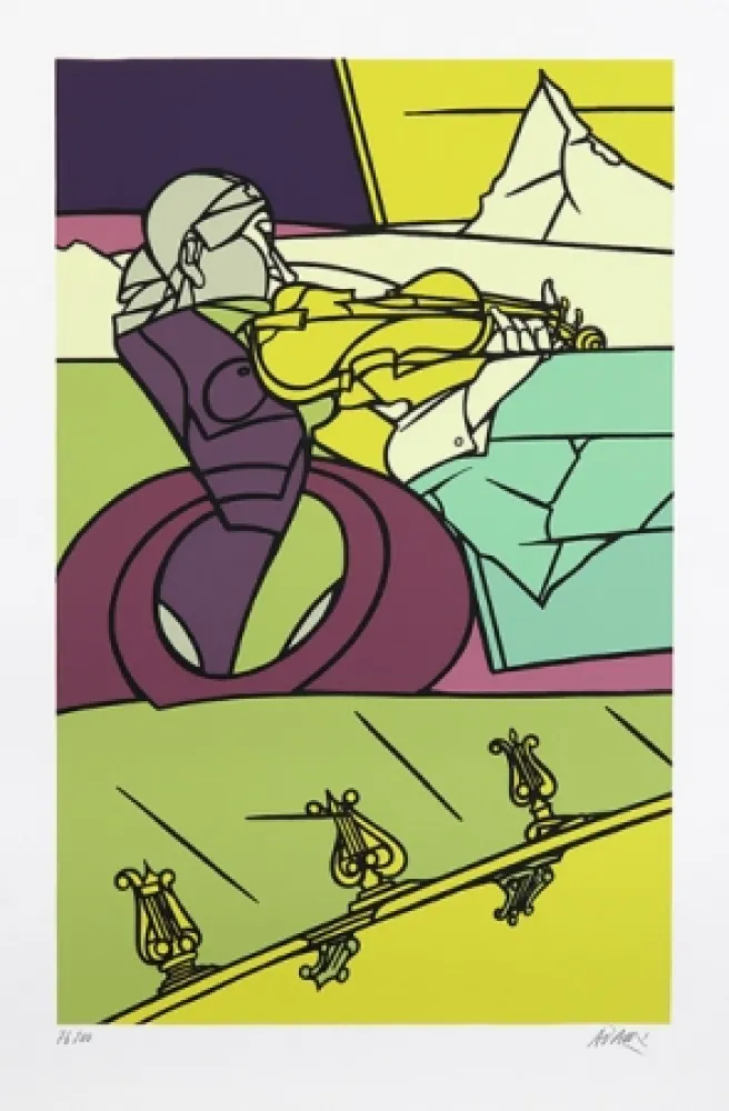 Zeefdruk Adami - Fantasia per violino