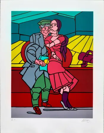 Zeefdruk Adami - Gymnasium