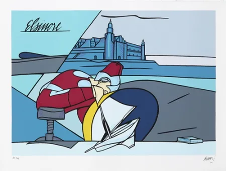 Zeefdruk Adami - Hamlet