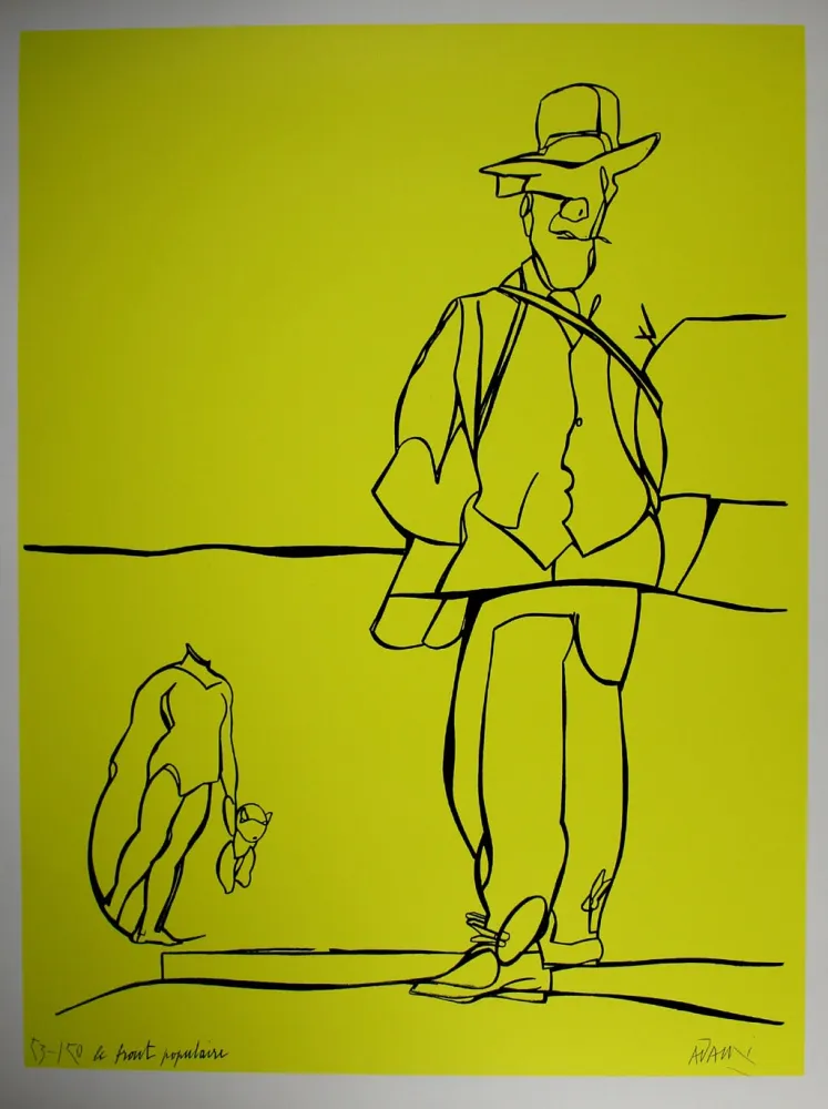 Lithografie Adami - Le front populaire