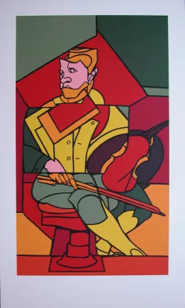 Zeefdruk Adami - Le musicien 