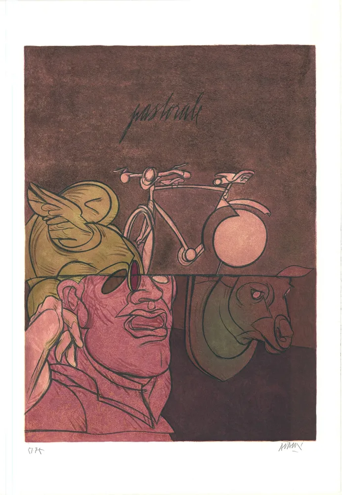 Lithografie Adami - Pastorale