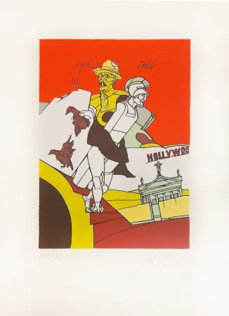 Lithografie Adami - Portraits littéraires