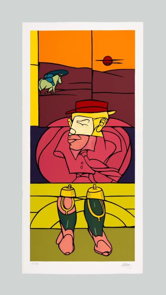 Zeefdruk Adami - Riding Boots