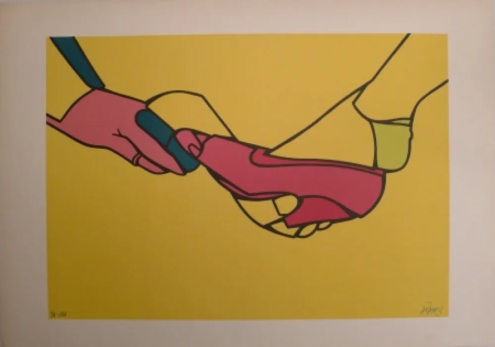 Lithografie Adami - Sin Título