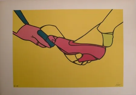 Lithografie Adami - Sin Título