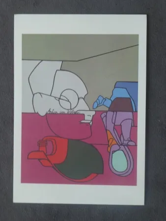 Lithografie Adami - Tennis