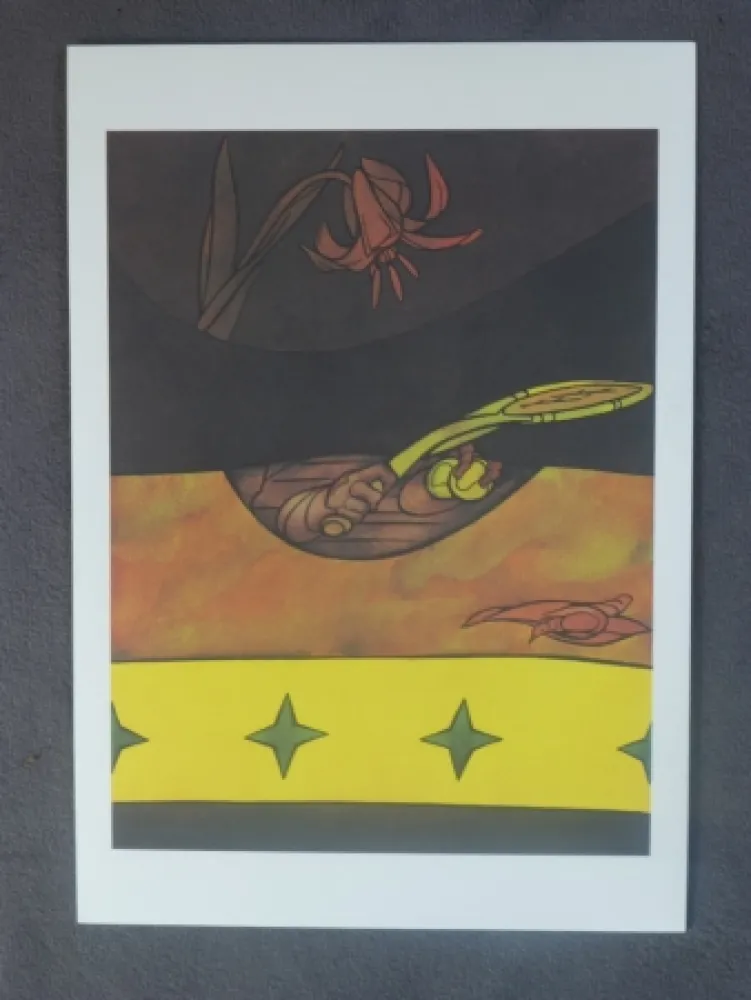 Lithografie Adami - Tennis